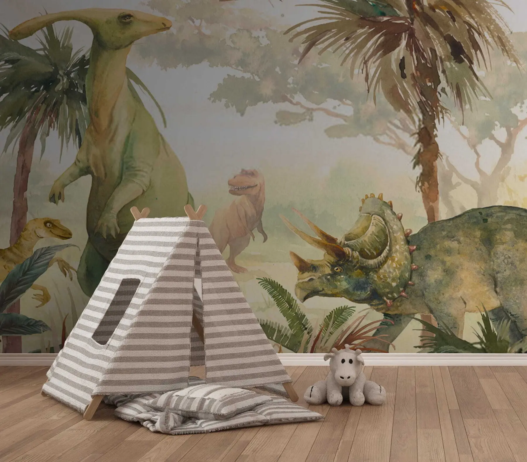 Murale Le monde des dinosaures u51253