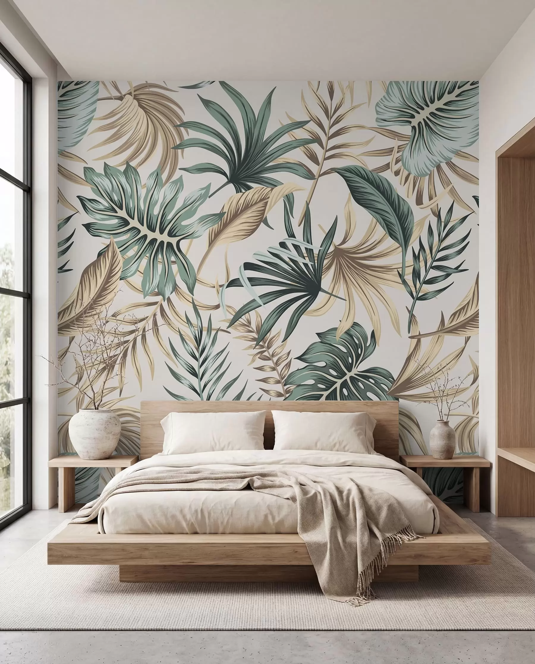 Murale Feuilles multicolores u51888
