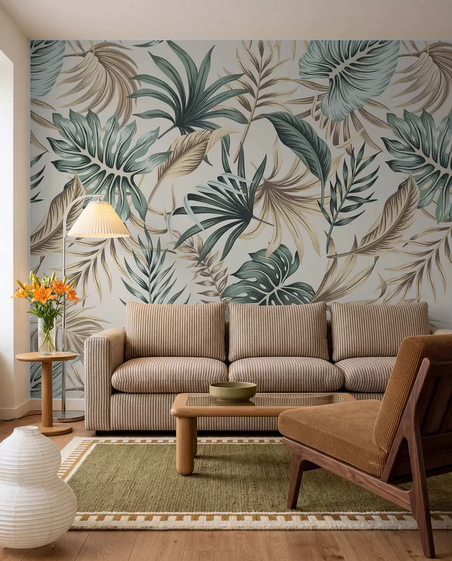 Murale Feuilles multicolores u51888