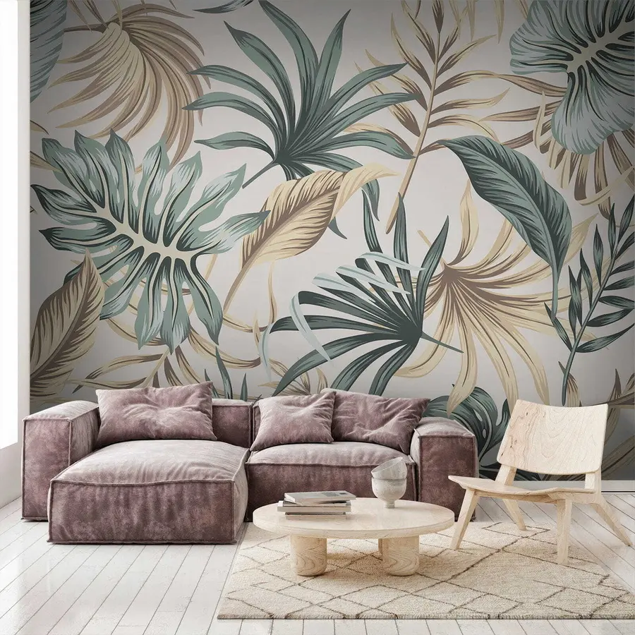 Murale Feuilles multicolores u51888