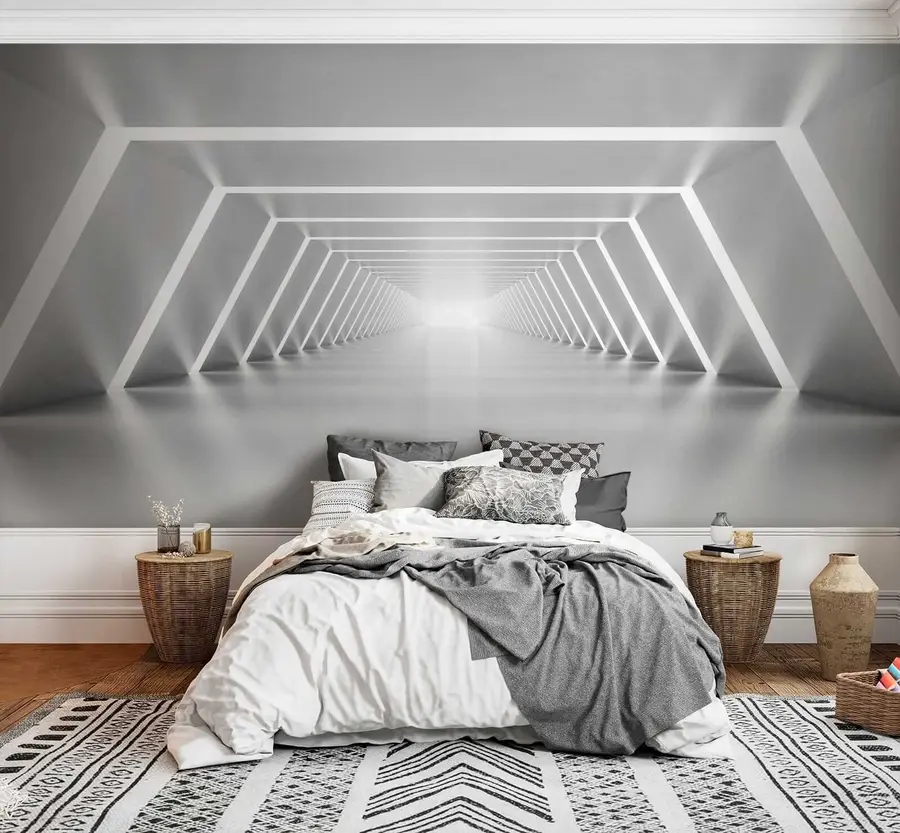 Murale Tunnel gris u03369