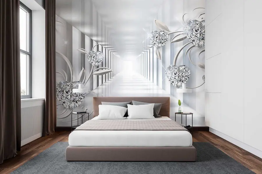 Murale Cœurs de diamant dans le tunnel u07513