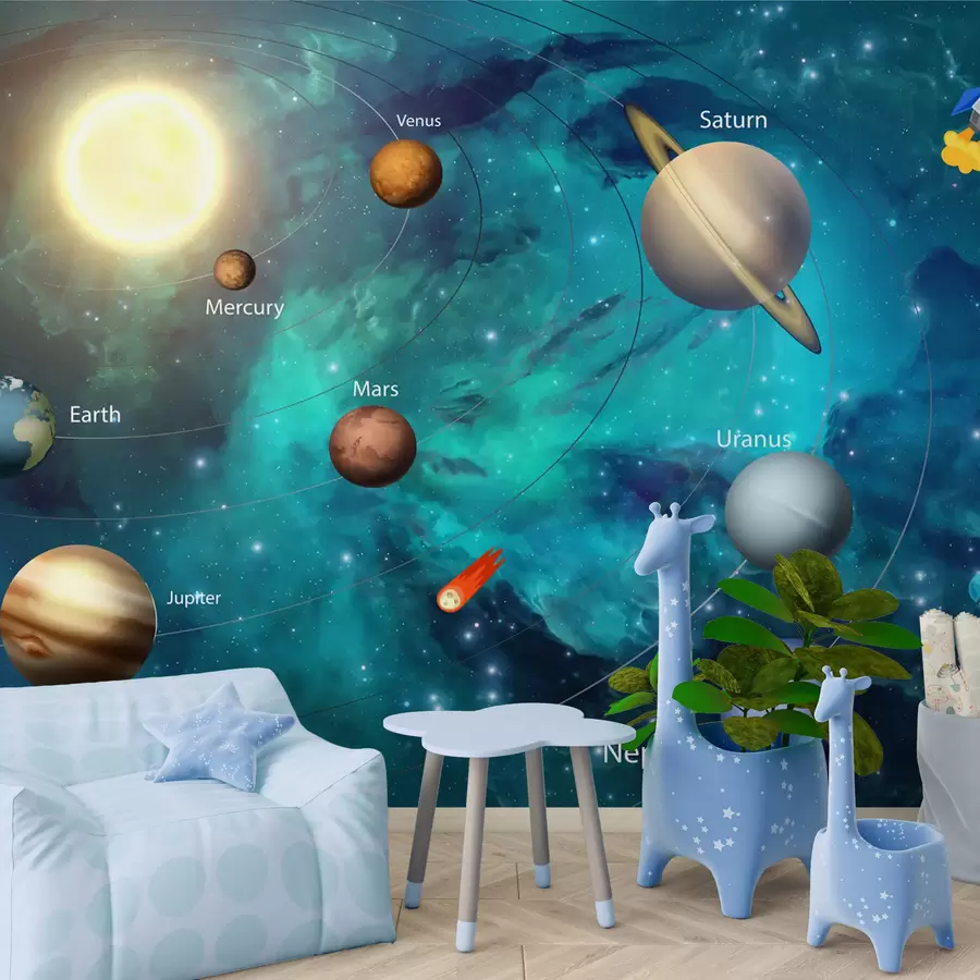 Murale Système solaire u09074