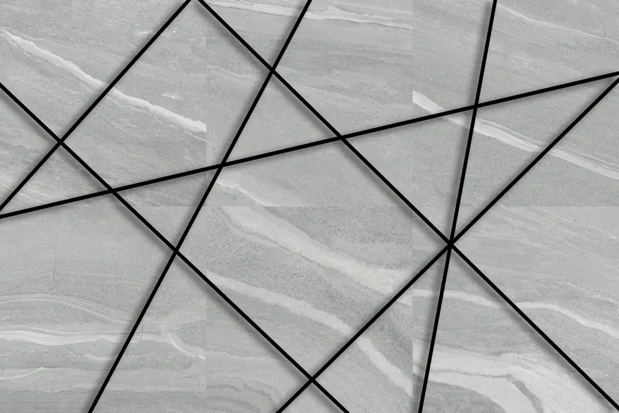 fototapeter Grå marmor og sorte linjer u16341