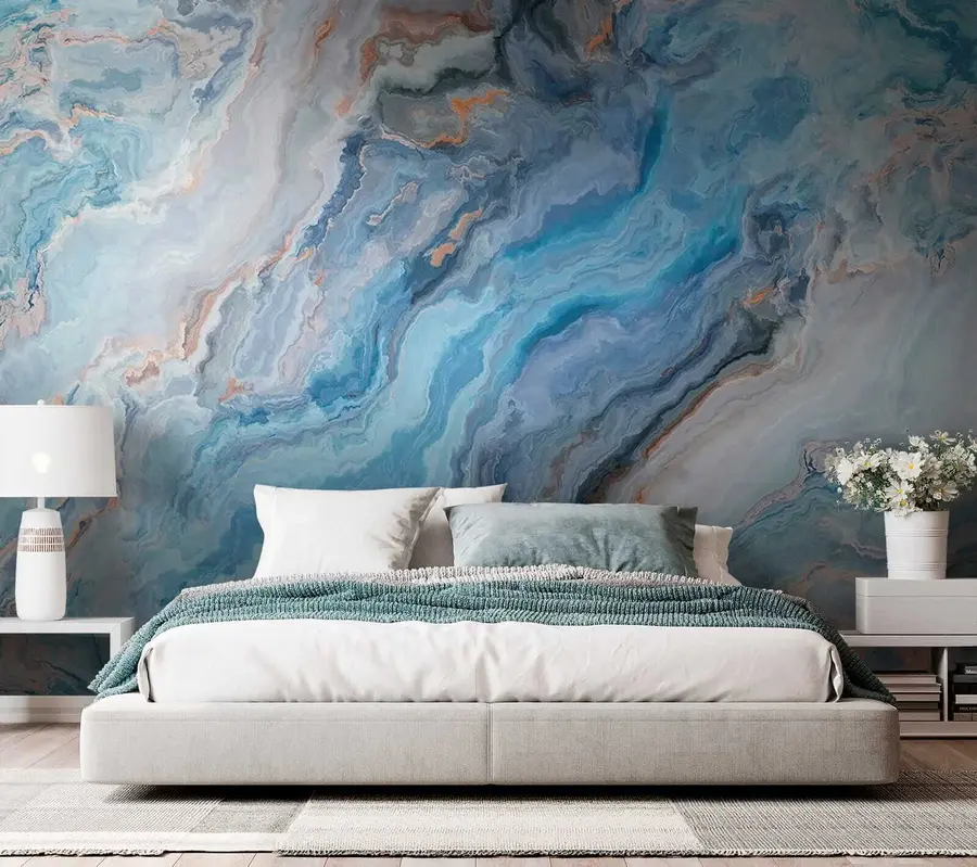 Murale Marbre bleu u28985