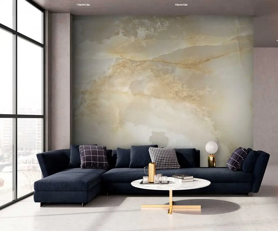 Fototapete Beigefarbener Marmor u32035