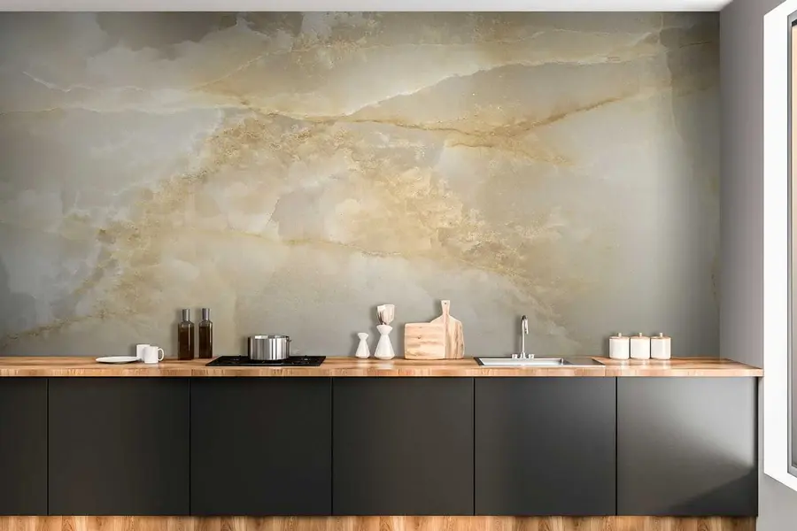 Fototapete Beigefarbener Marmor u32035