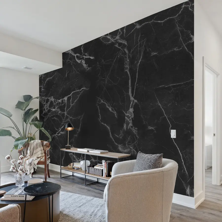 Fototapete Schwarze Marmortiefe u32084