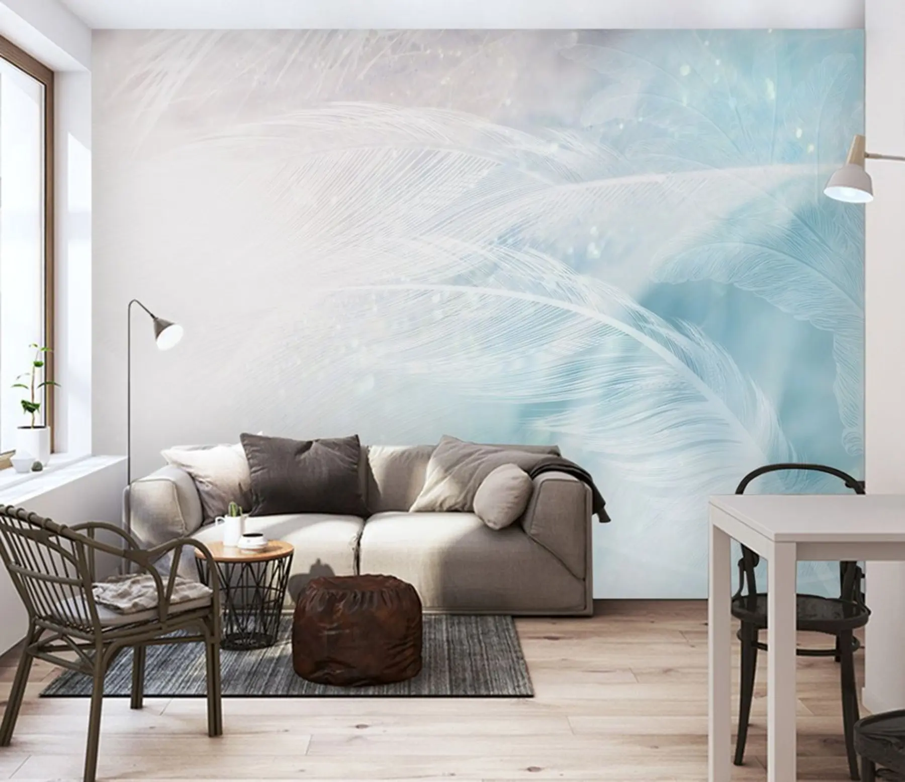 fototapeter Fjerenes ømhed u34954