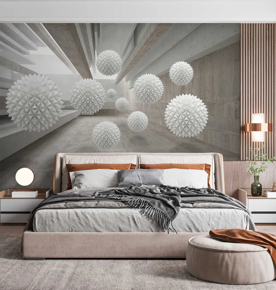 Murale Des boules flottent dans l'air u34969