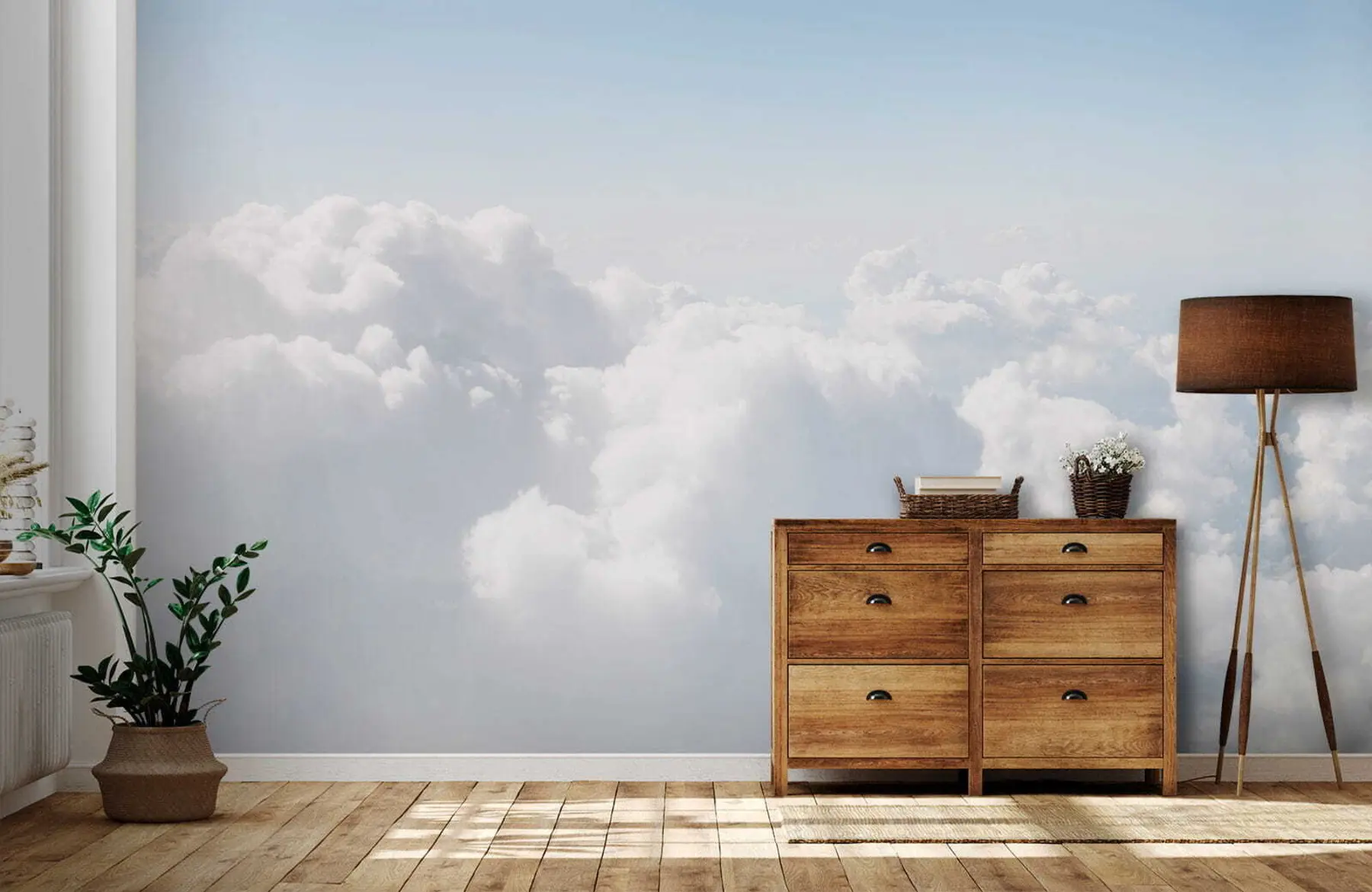 Fototapete Flug in den Wolken u35954