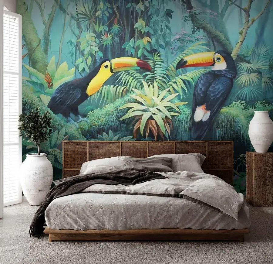Murale Toucan dans la jungle u36358
