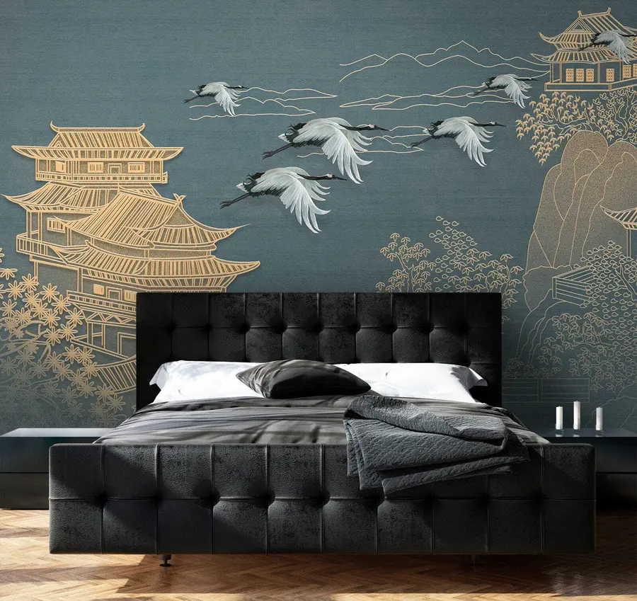 fototapeter Tegning i japansk stil u38720