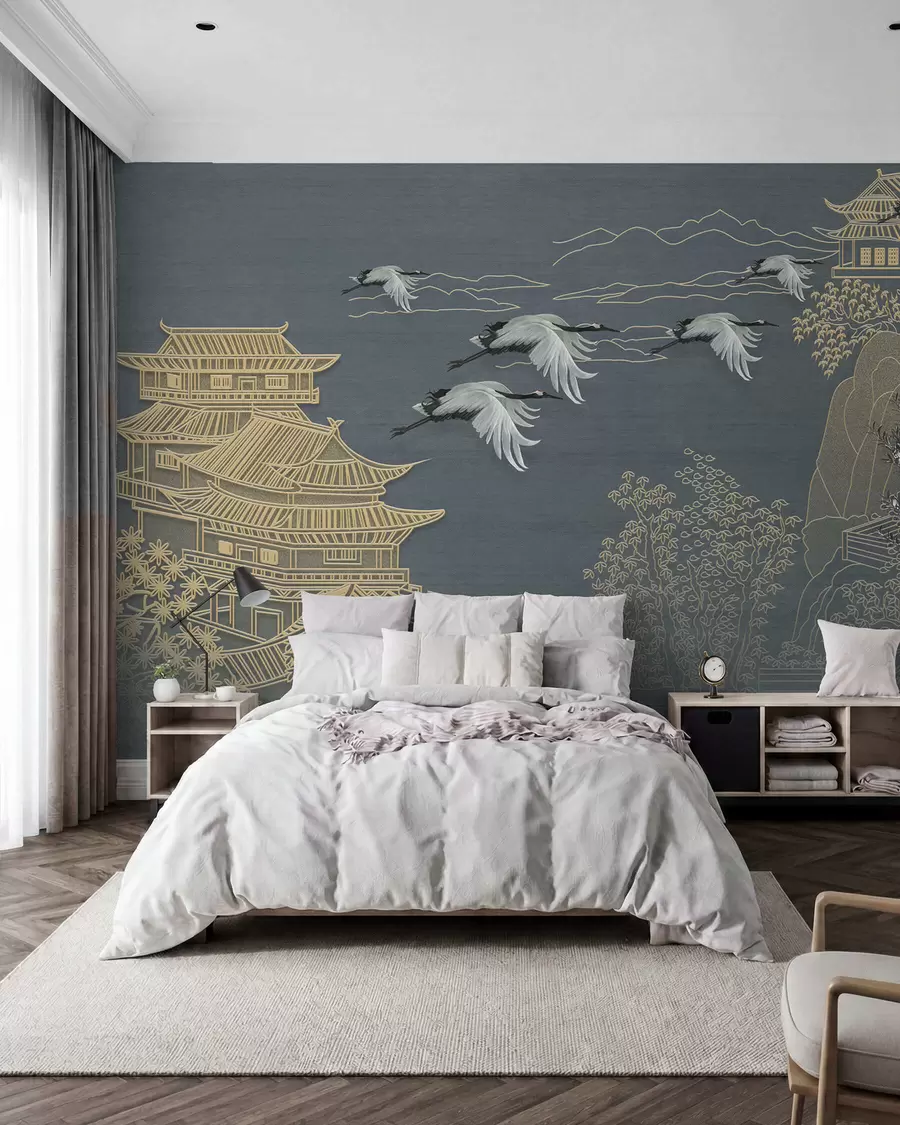 fototapeter Tegning i japansk stil u38720
