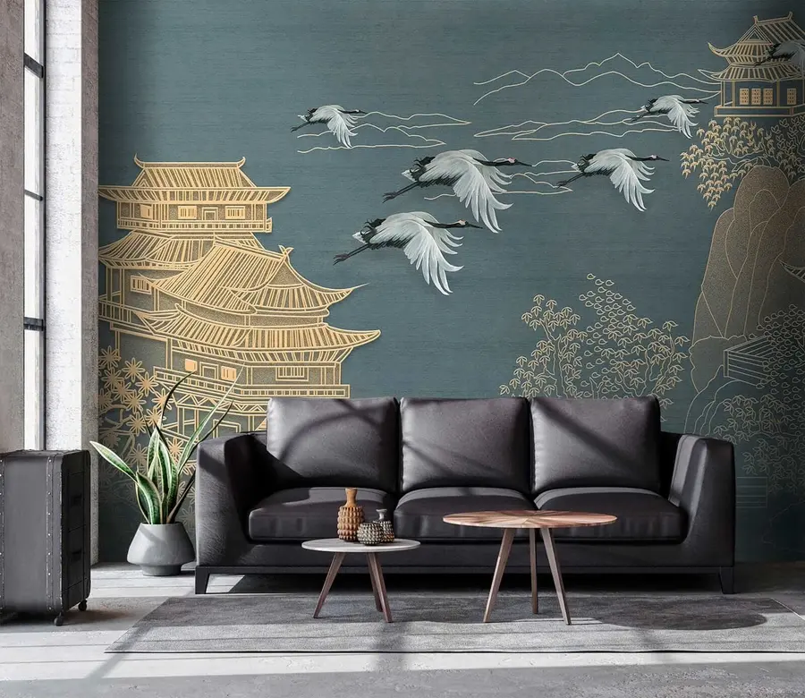 Murale Dessin de style japonais u38720