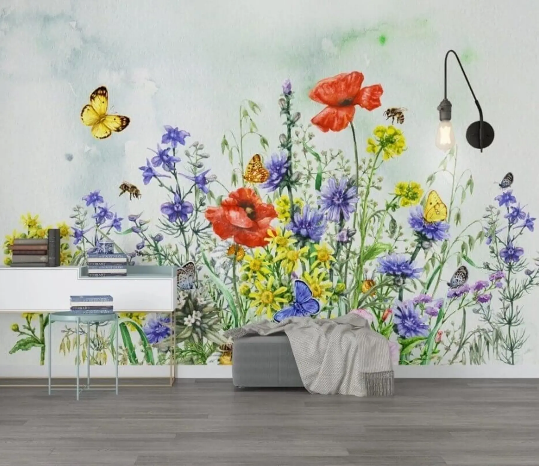 Murale Bouquet d'été u43104