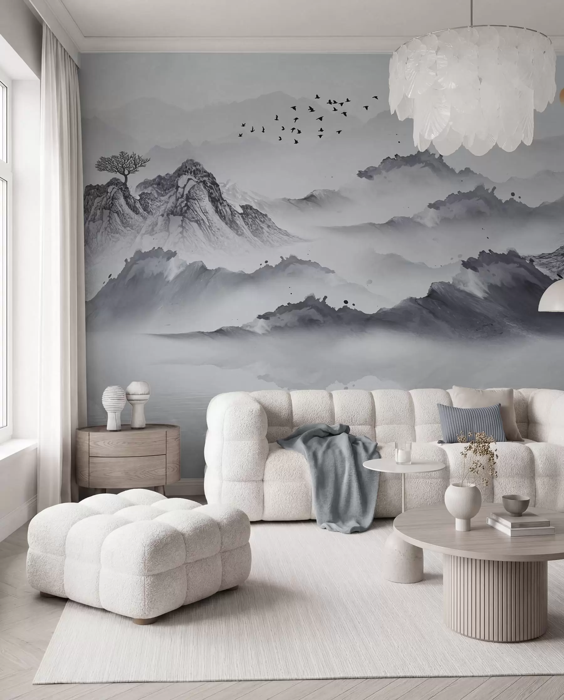 Murale Envol sur les montagnes u44010