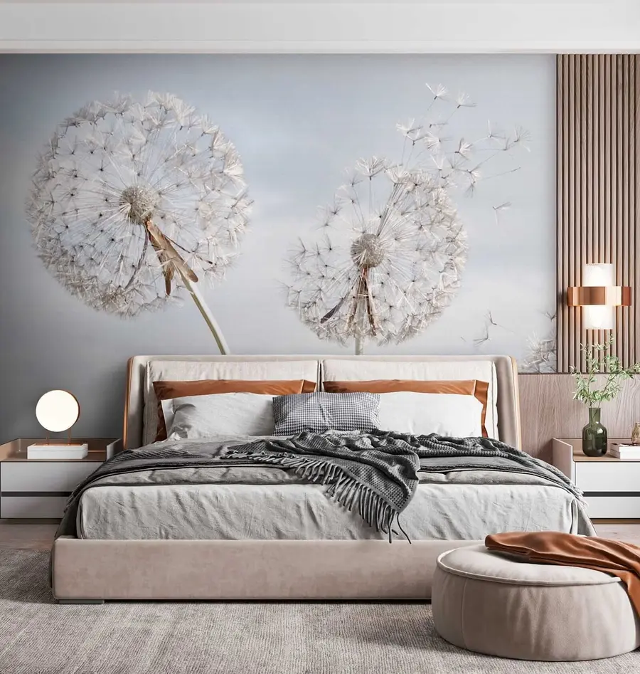 fototapeter Big dandelions u44628