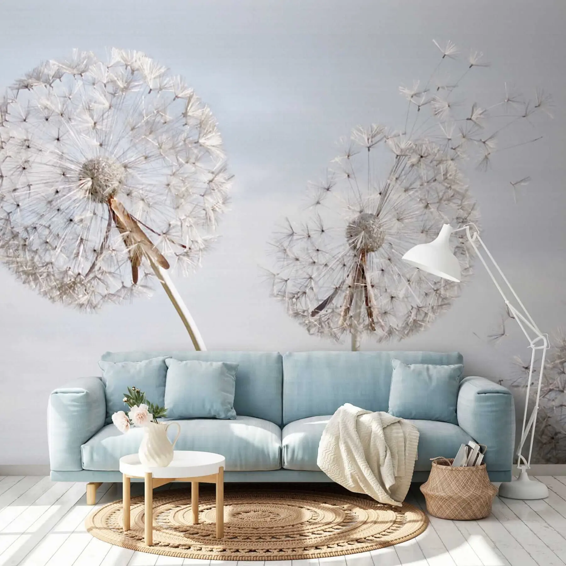 fototapeter Big dandelions u44628