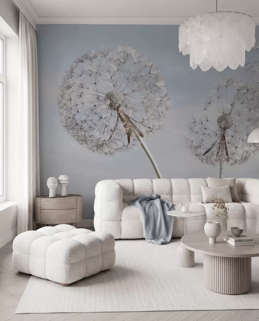 fototapeter Big dandelions u44628