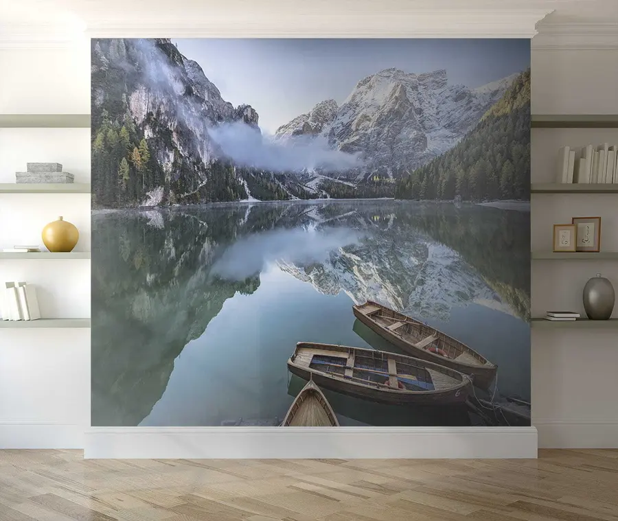 Murale Paysage avec des bateaux u44826