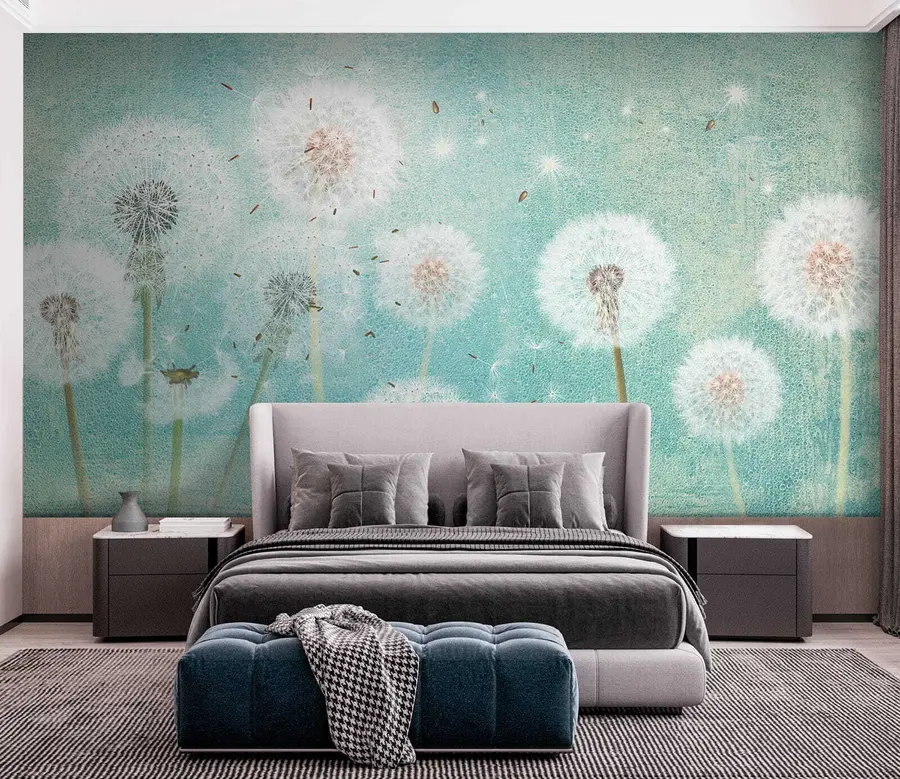 fototapeter Cute dandelions u46357