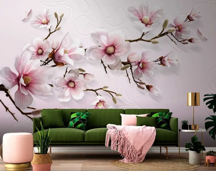 Murale Arbre en fleurs u47486