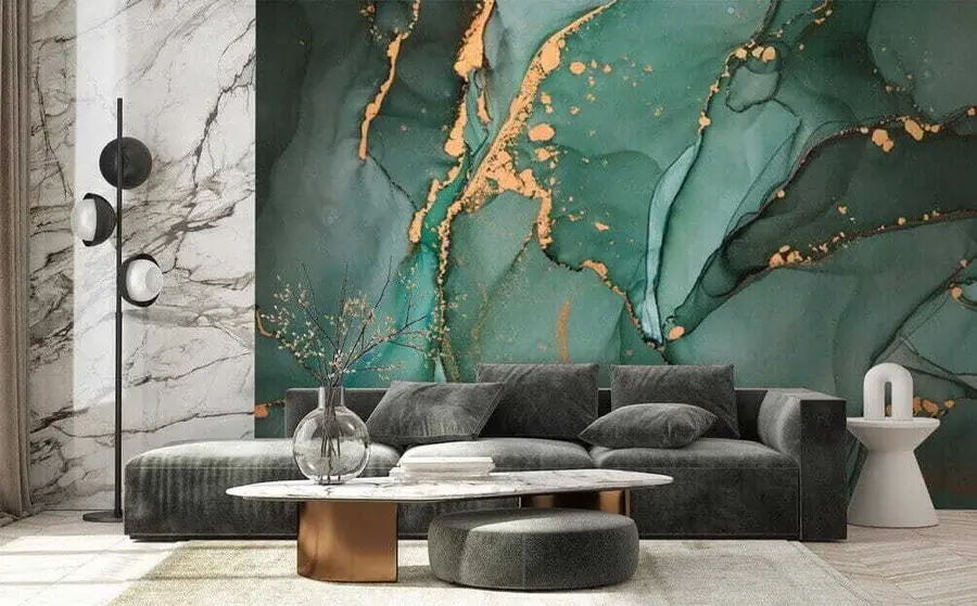 Murale Marbre vert u50235