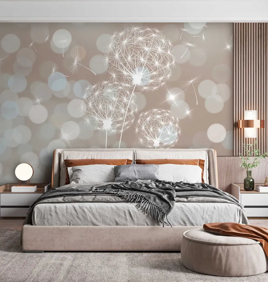 Fototapete Löwenzahn im Glanz u52507