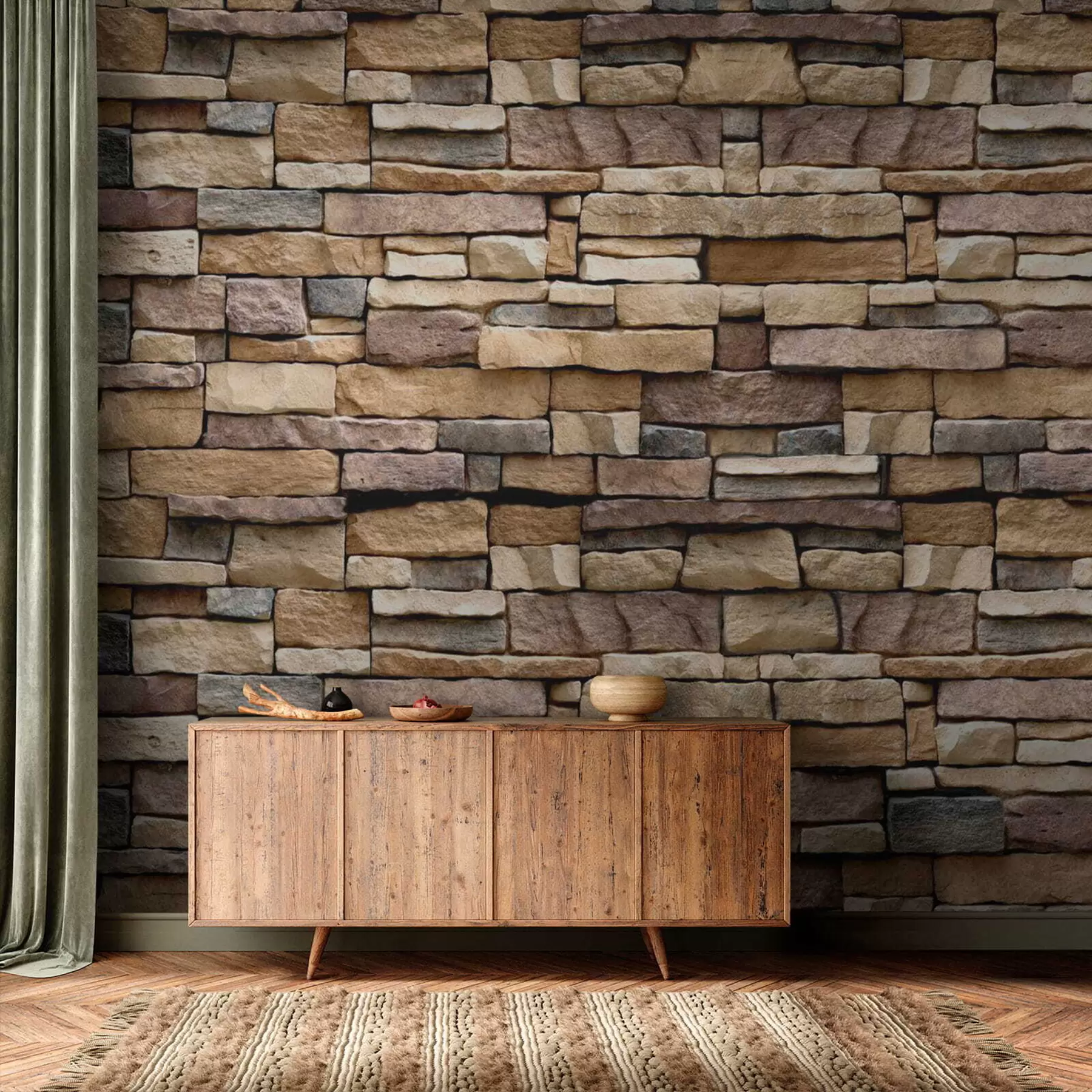 Fototapete Steinwand u52545