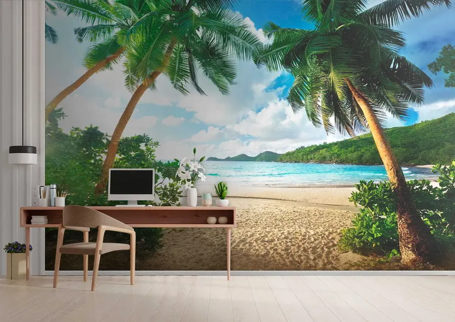 Fototapete Ruhen Sie sich unter den Palmen aus u53753