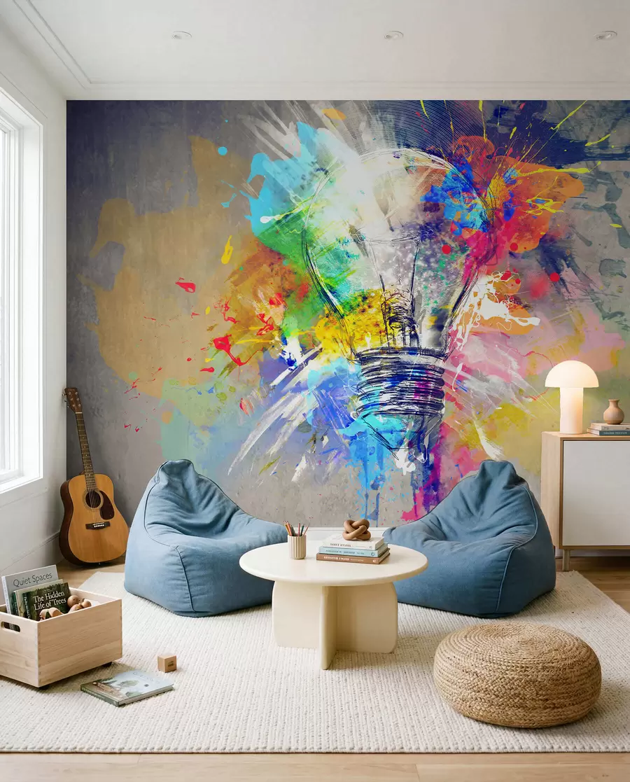 Murale Une idée brillante en couleurs u53882