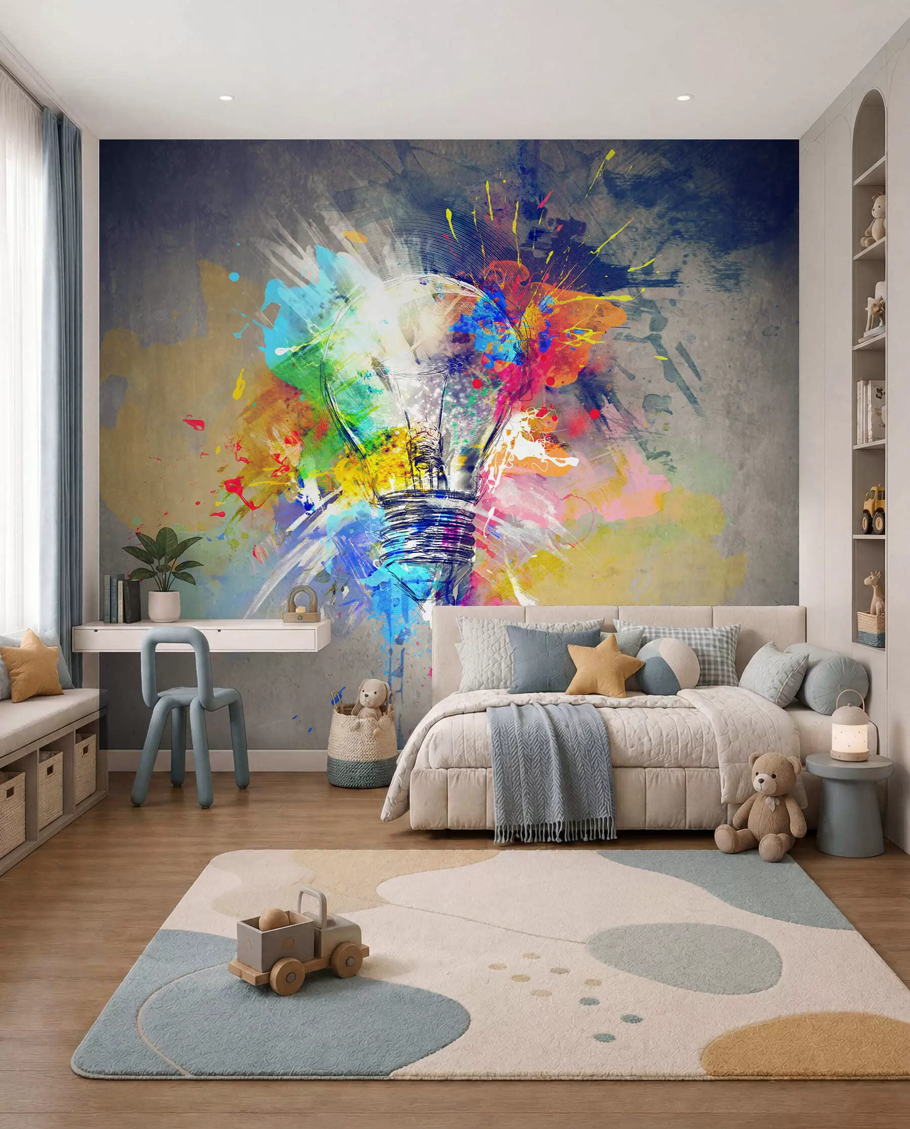 Murale Une idée brillante en couleurs u53882