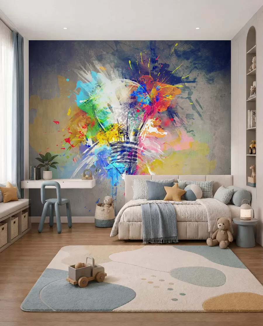Murale Une idée brillante en couleurs u53882