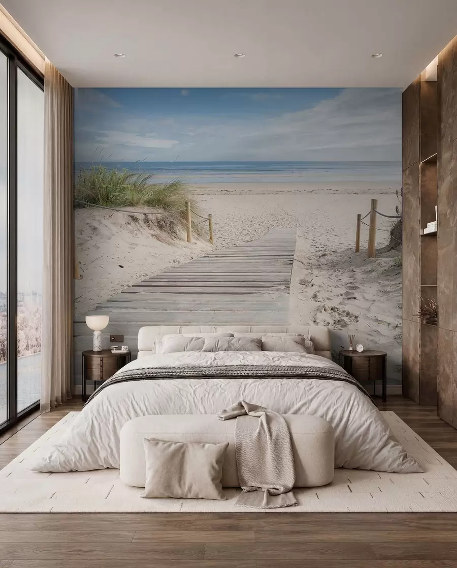fototapeter Sti til sandstranden u54357
