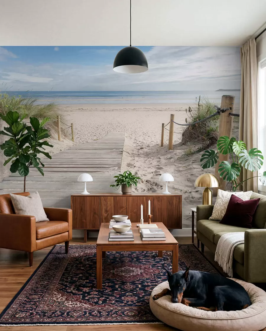 fototapeter Sti til sandstranden u54357