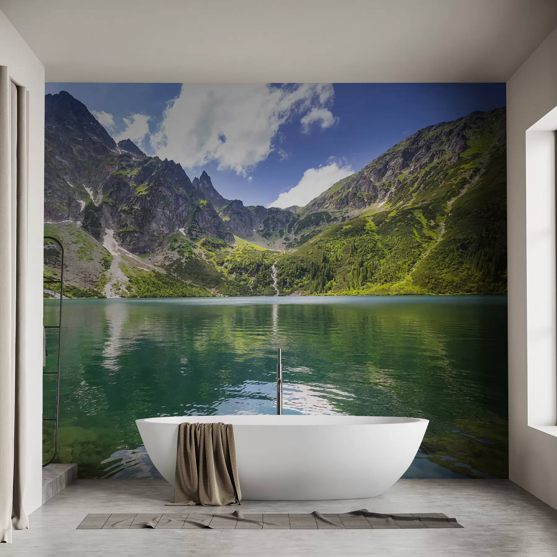 Murale Vue sur les montagnes u54486