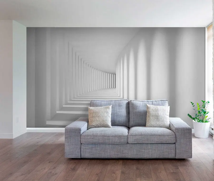 fototapeter Grå, kunst og parallel u55301