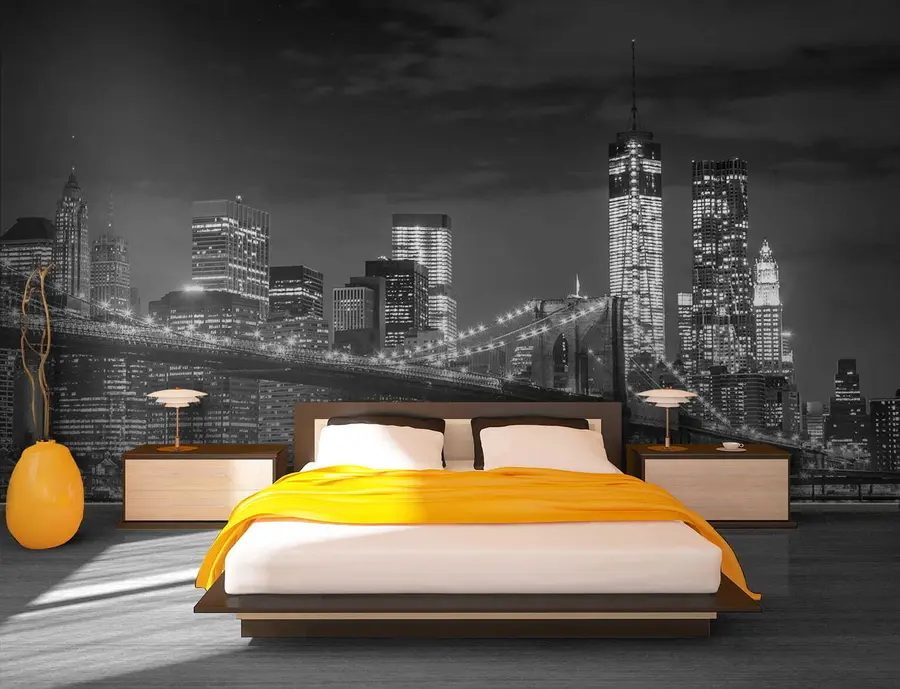 Fototapete Nachtstadt u56428