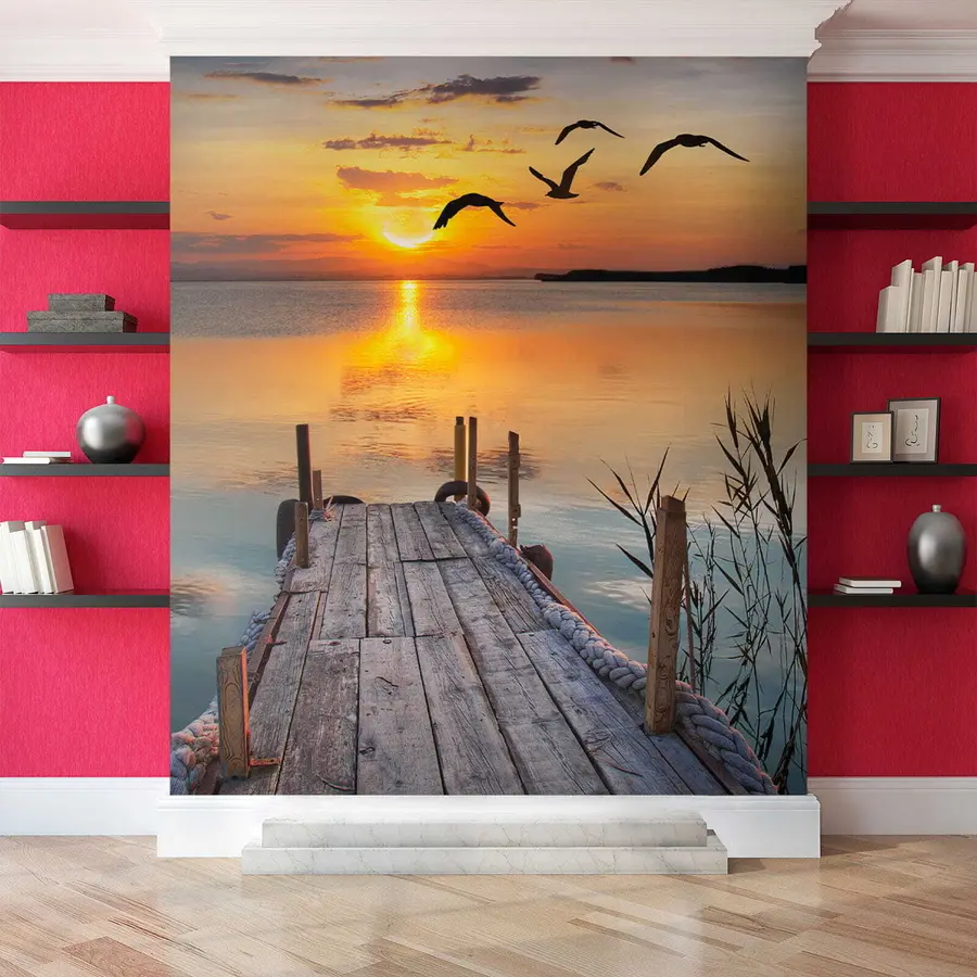 Murale Mouettes et jetée u57673