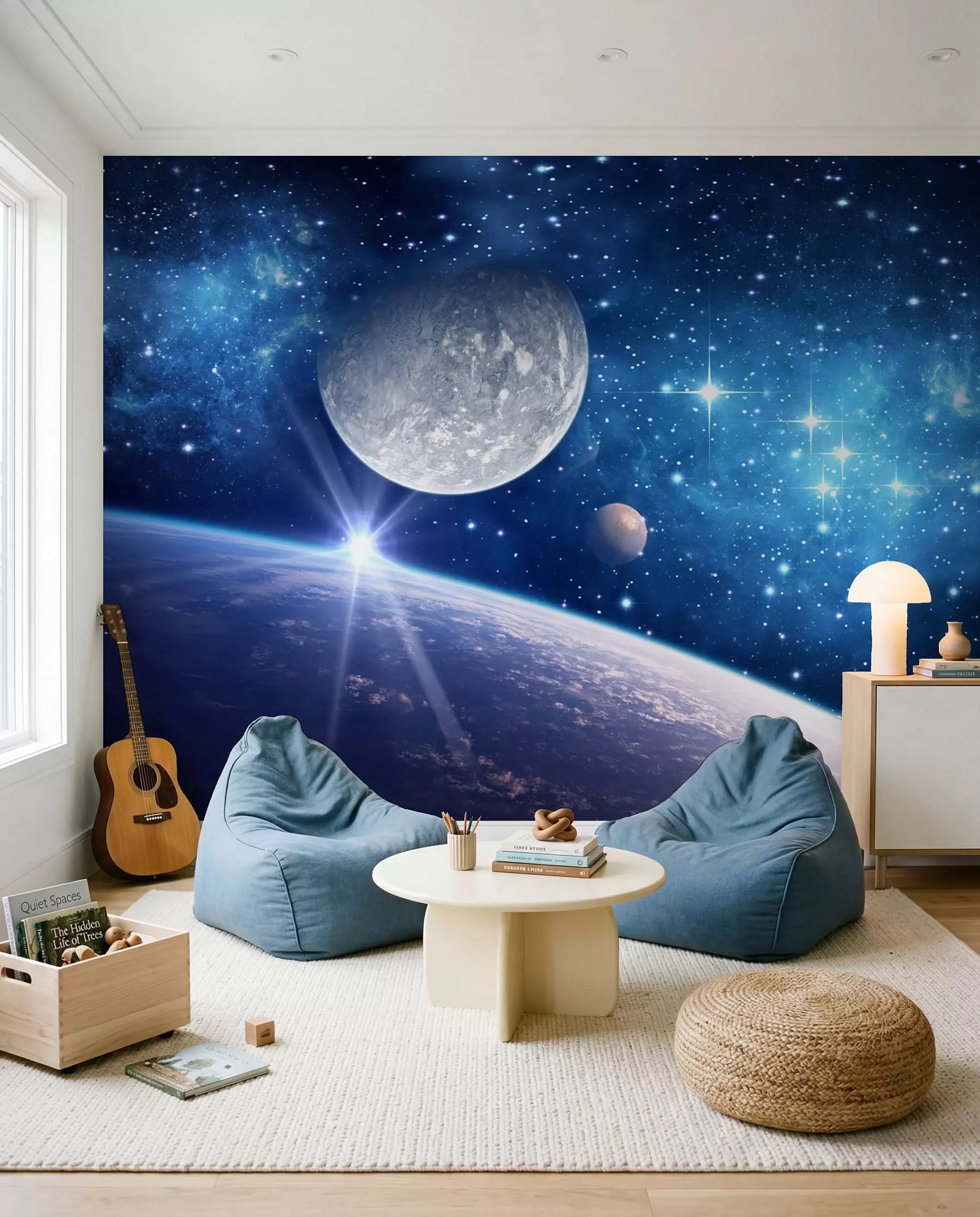 Murale Plus loin que la Lune u57785