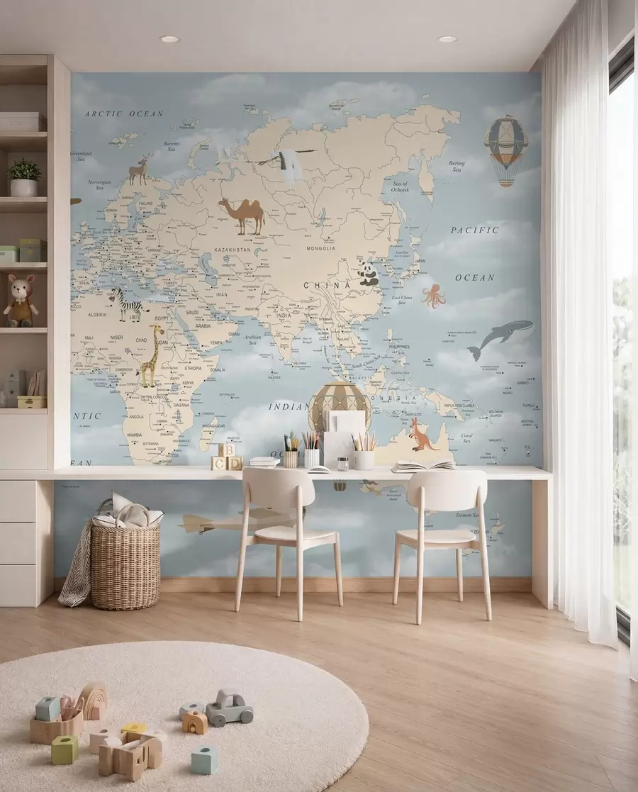 Murale Envol autour du monde u60135