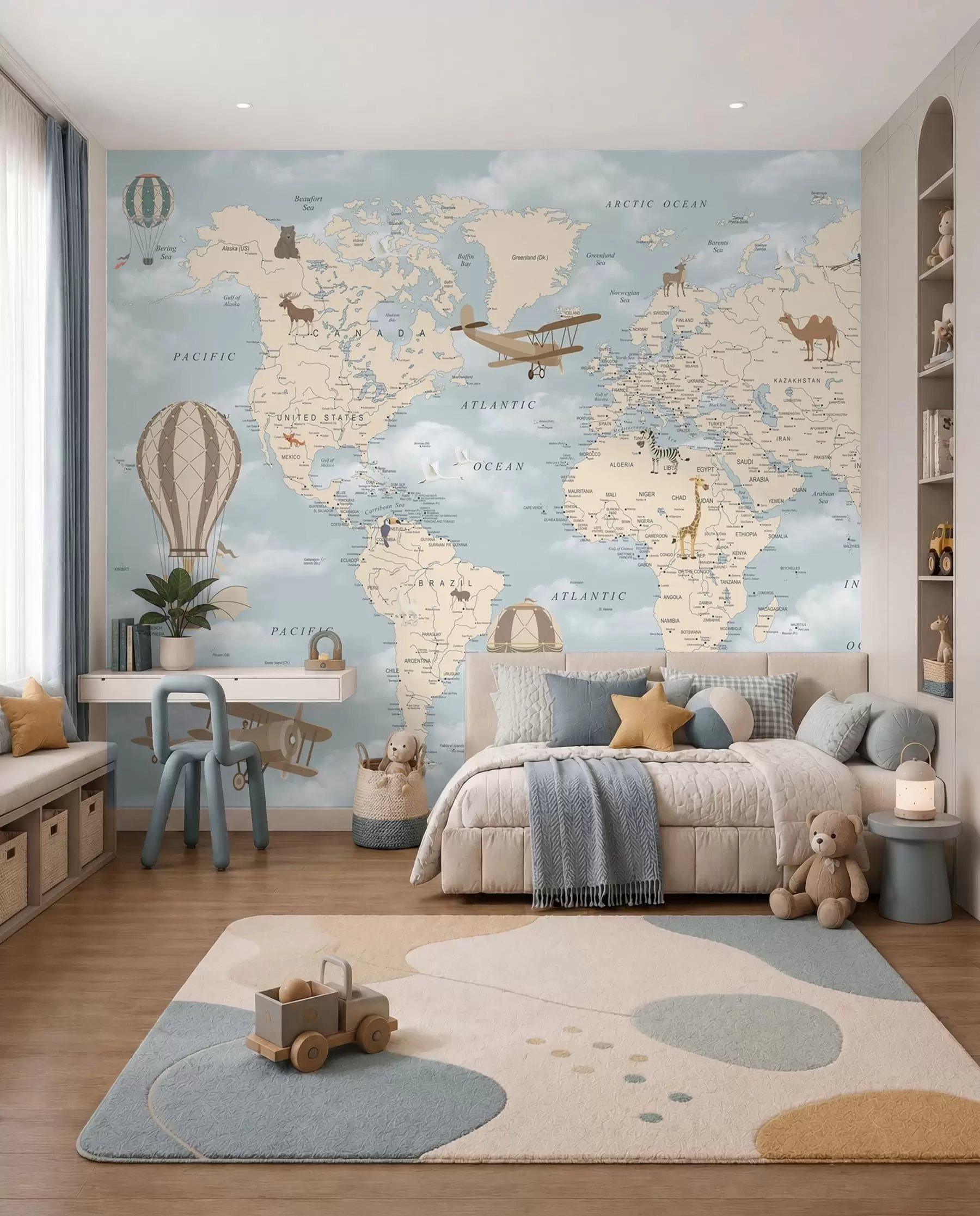 Murale Envol autour du monde u60135