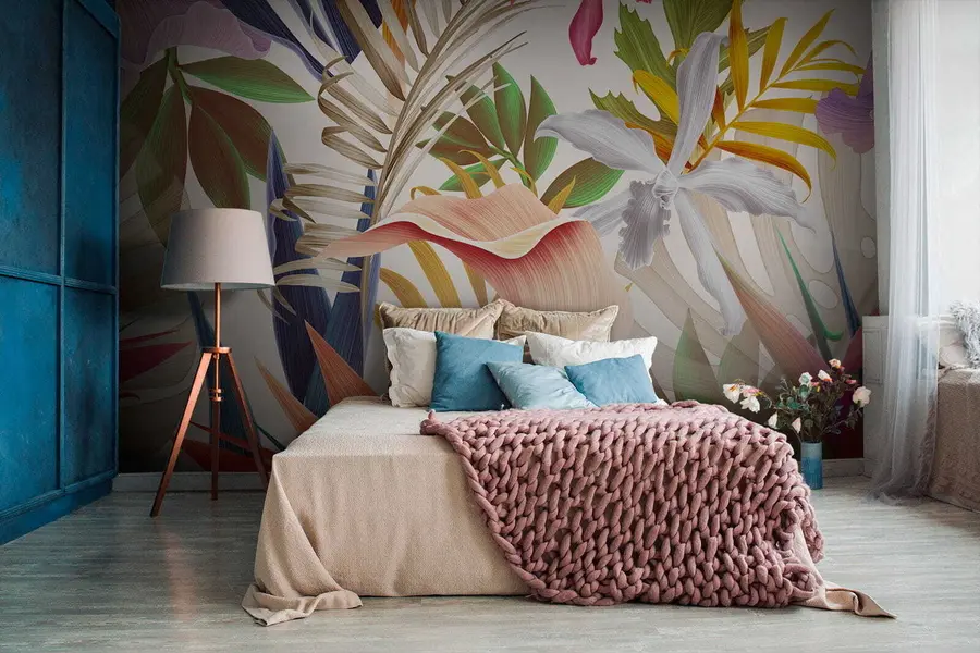 Fototapete Helle tropische Pflanzen u67199