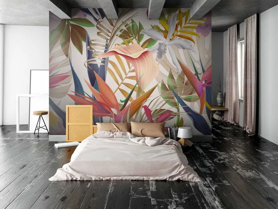 Murale Plantes tropicales claires u67199