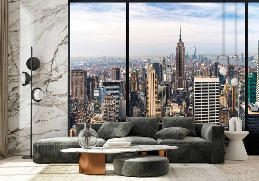 Fototapete Blick auf die Stadt u68001