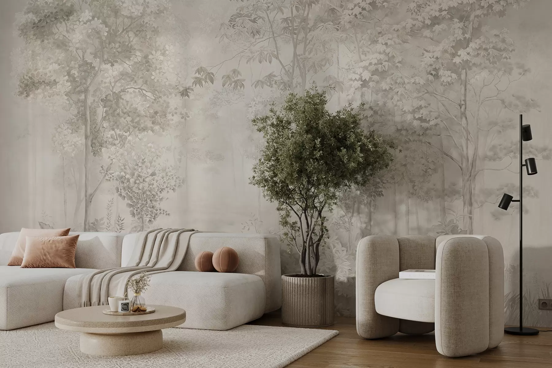 Fototapete Bezaubernder Wald u78448