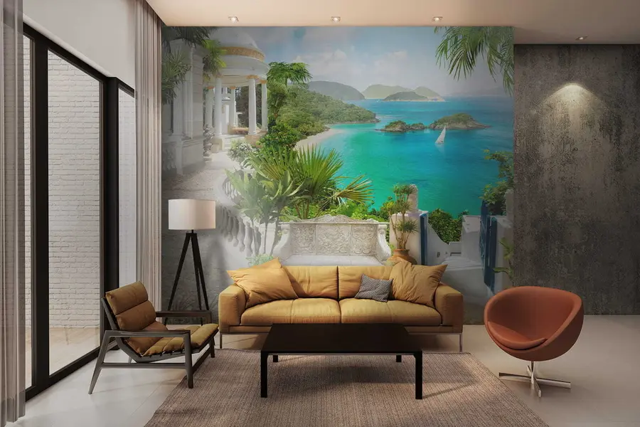 Murale Reposez-vous sur la rive u79434