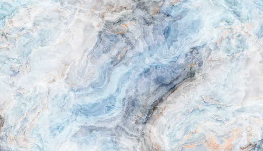 Fototapete Blauer Marmor u18218