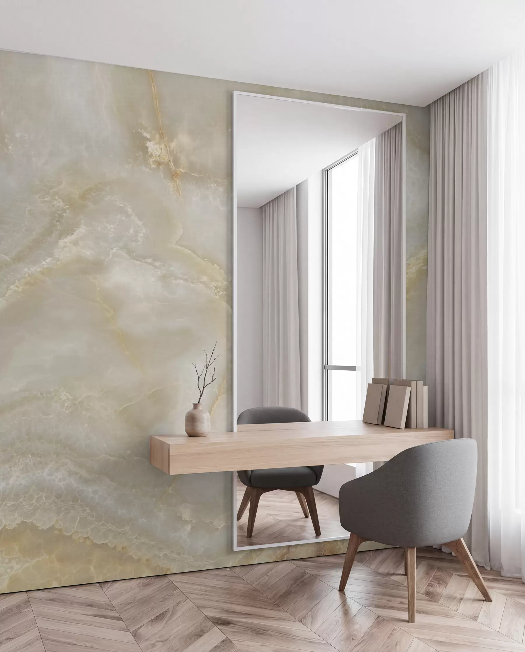 Murale Marbre miel u20722